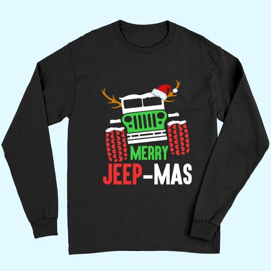 Merry Jeep Mas Merry Christmas Essential Long Sleeves