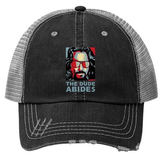 The Big Lebowski The Dude Abides Man Trucker Hat