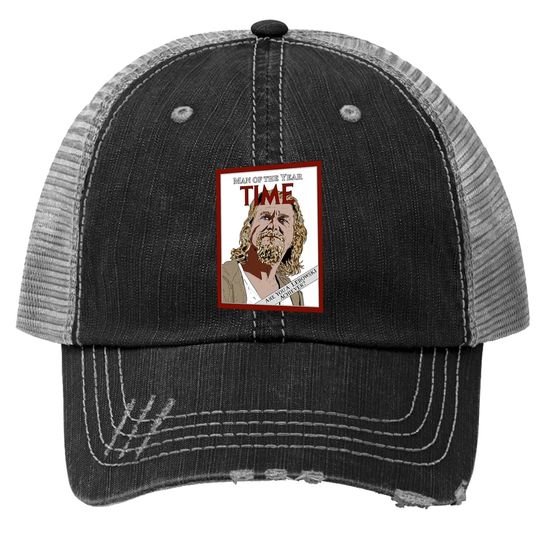 The Big Lebowski Time Man Of The Year The Dude Trucker Hat