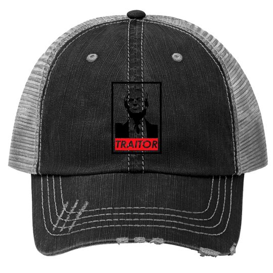 Trump Traitor Presidential Treason Political Anti Trump Trucker Hat