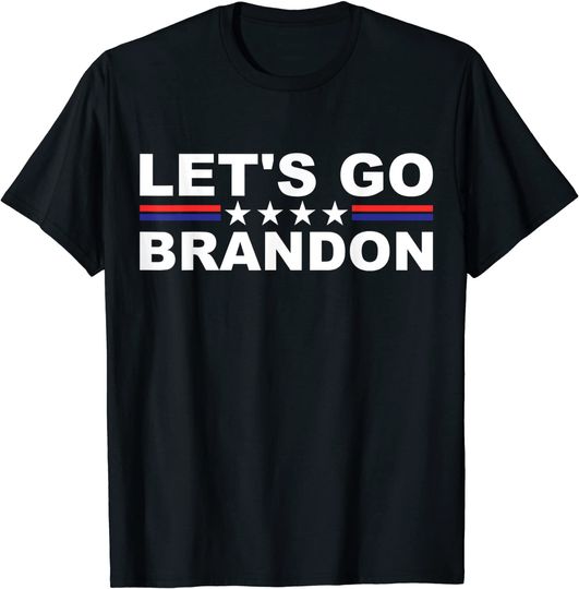 Let's Go Brandon Conservative US Flag T-Shirt