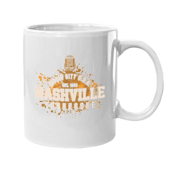 Nashville Music City Tennessee Country Music Coffee Mug