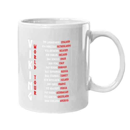 Viking World Tour Front And Backprint! Coffee Mug