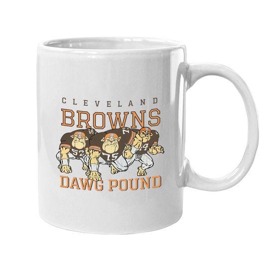 Dawg Pound Retro Cleveland Browns Coffee Mug