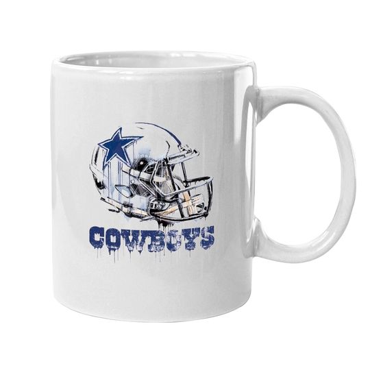 Dallas Cowboys Drip Helmet Coffee Mug