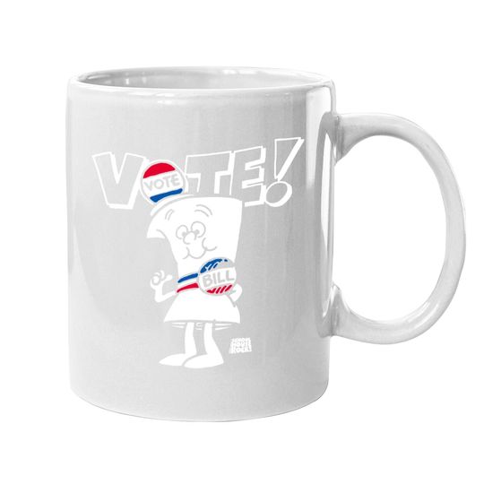 Ripple Junction Schoolhouse Rock Vote With Bill Adult Coffee.  mug