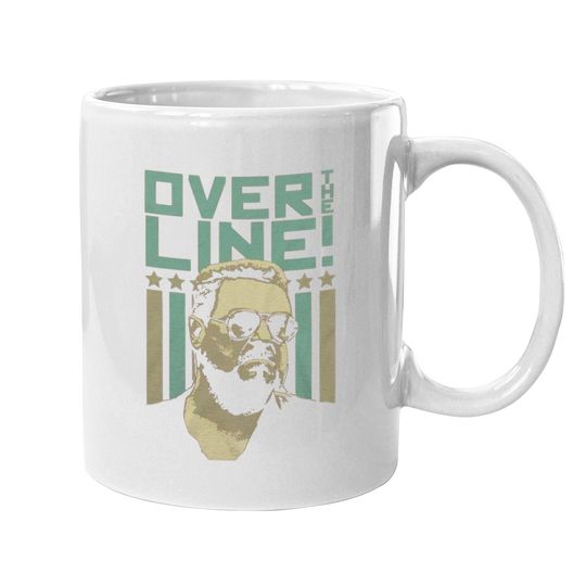 Ripple Junction Big Lebowski Adult Over The Line Stars And Stripes Light Weight 100% Cotton Crew Coffee Mug