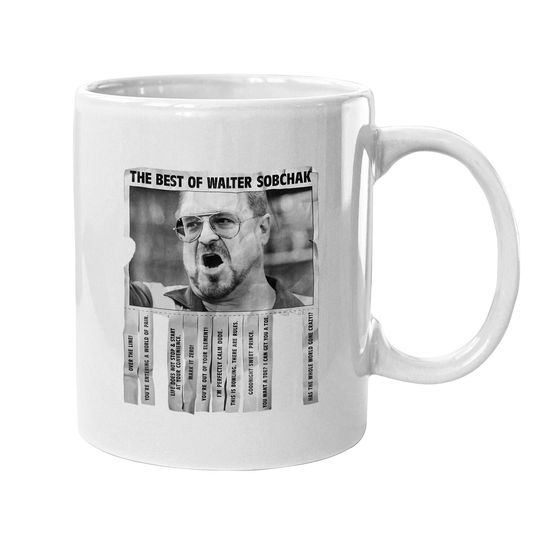 The Big Lebowski Walter Best Of Quotes Flyer Coffee Mug