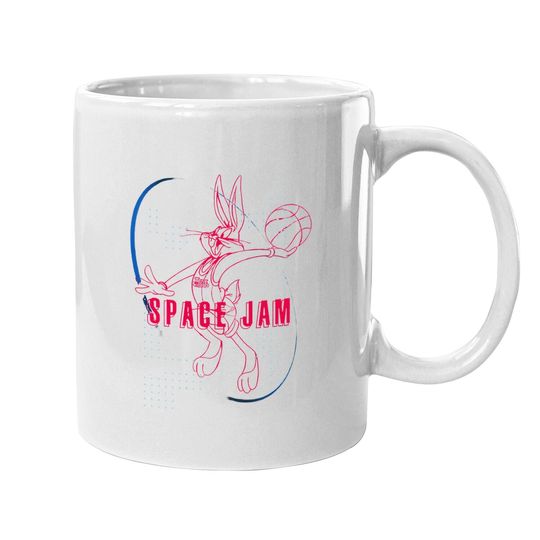 Space Jam New Legacy Short Sleeve Coffee Mug- Looney Tunes Tune Squad Bugs Bunny Coffee Mug