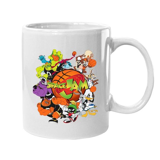 Space Jam Tune Squad Marvin & Bugs Bunny Teenage Coffee Mug New Clothes Black