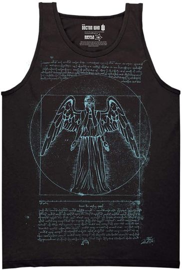 Ripple Junction Doctor WHO Vitruvian Angel Adult Tank Top