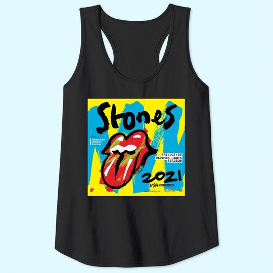 The Rolling Stones 2021 Tour Tank Tops
