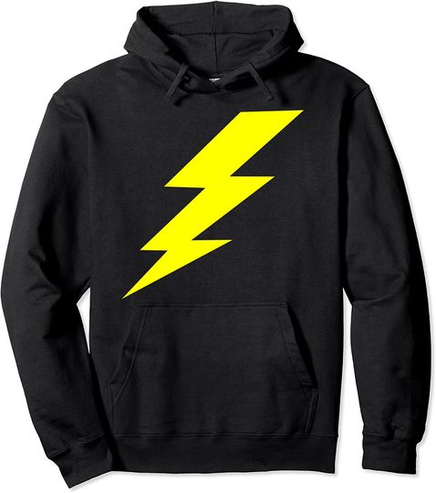 Discover Yellow Lightning Pullover Hoodie