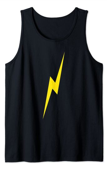 Discover Yellow Hero Lightning Bolt for Men, Women, Boys and Girls Tank Top