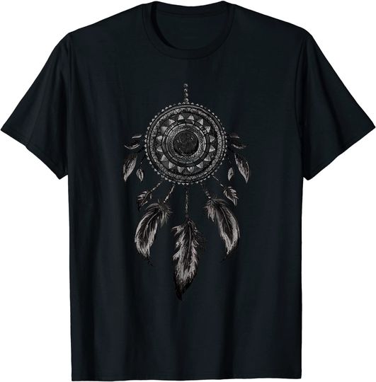 Distressed Dream Catcher - Native American Indian Feather T-Shirt