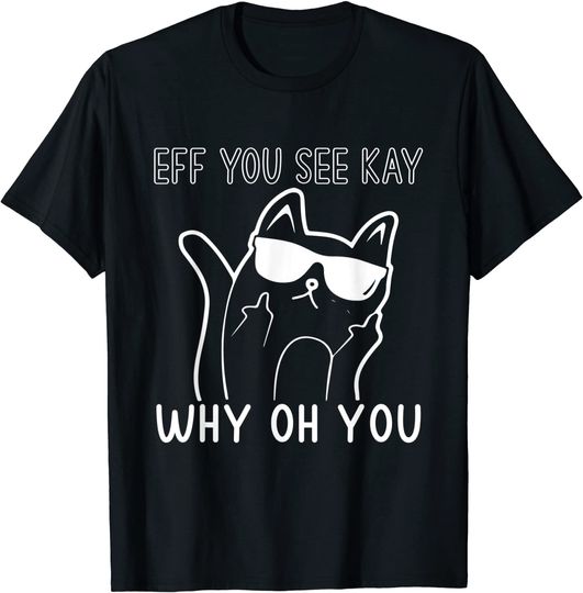 Cat Middle Finger T-Shirt