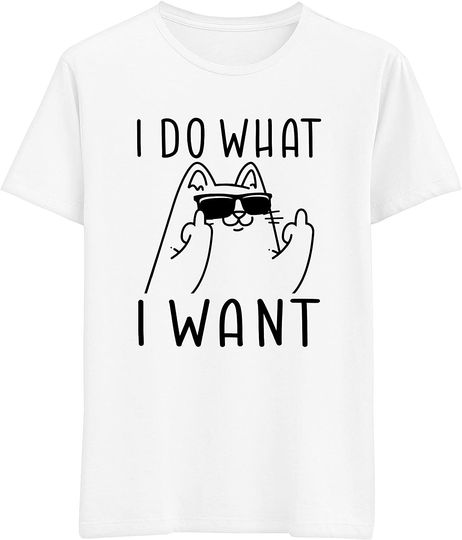 Cat Middle Finger T-Shirt