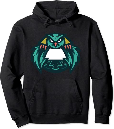 Angry Owl Hoodie Pullover