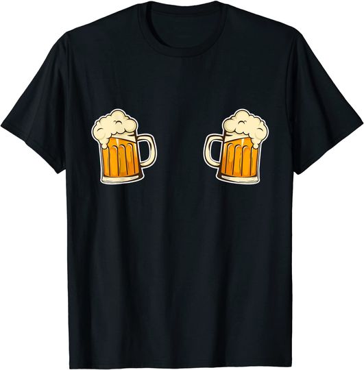 Boob Meme T-shirt Titties n Beer Boob Shirt Sexy Funny Boobs Tits Mugs