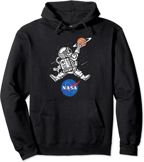 Basketball Hoodie Astronaut Basketball League Slam Dunk NASA Pullover