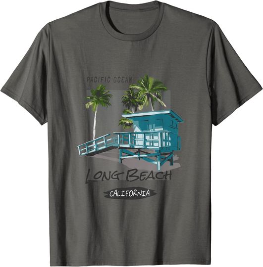 Cali Life Style T-shirt  Long Beach - Pacific Ocean