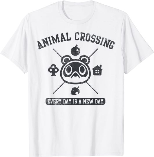 Animal Crossing Everyday Is A New Day Logo Graphic T-Shirt