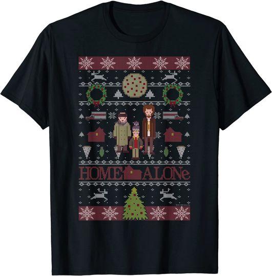 Home Alone Christmas The Wet Bandits Ugly Sweater T-Shirt