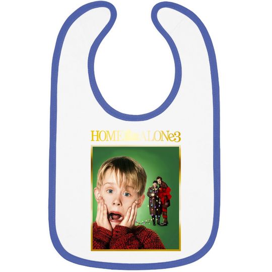 Home Alone Kevin Mccallister Surprise Merry Art Baby Bib