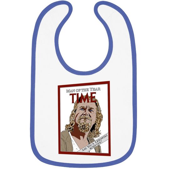 The Big Lebowski Time Man Of The Year The Dude Baby Bib