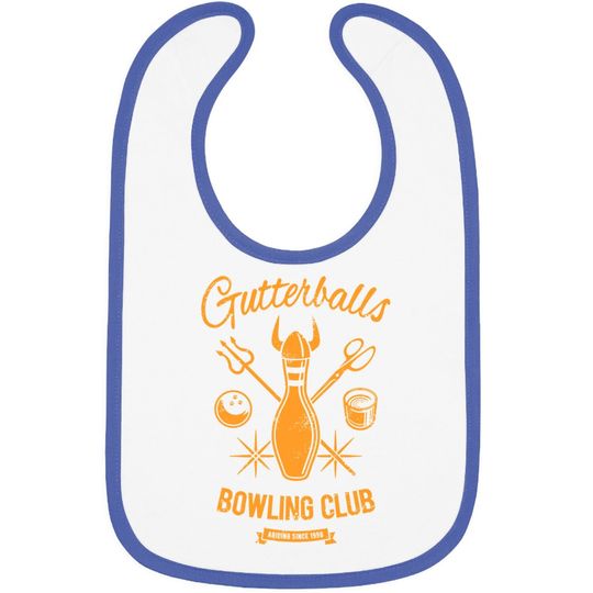 The Big Lebowski Gutterballs Bowling Club Baby Bib