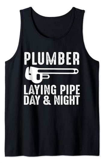 Pipe Laying Tank Top Plumber Laying Pipe Day And Night