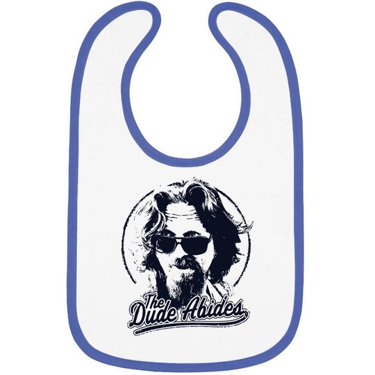 The Big Lebowski The Dude Abides Classic Circle Logo Baby Bib