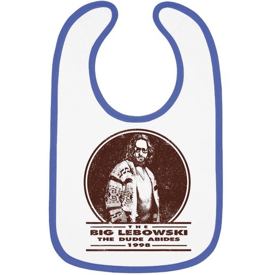 The Big Lebowski Distressed Dude Abides Stamp Graphic Tee