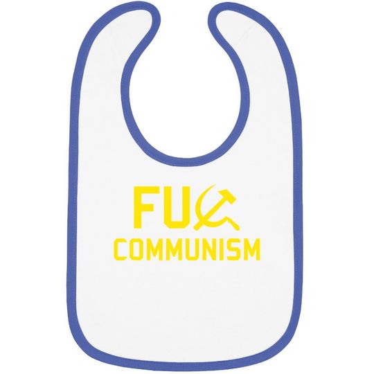 Fu Communism Baby Bib - Anti-communist Protest Baby Bib