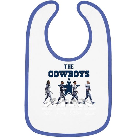 Dallas Cowboys Walking Road Baby Bib