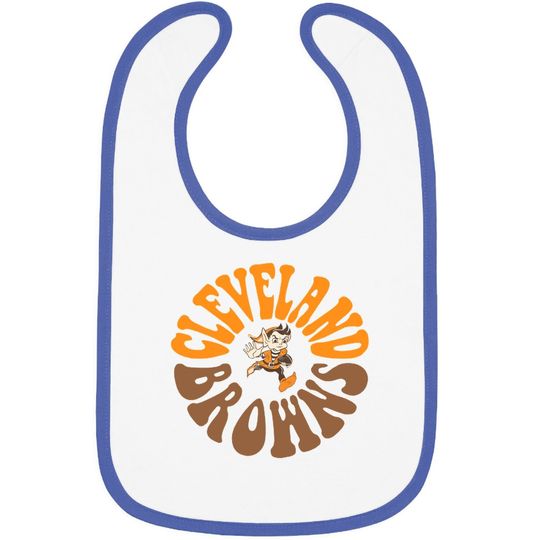 Cleveland Browns Hippy Style Elf Baby Bib