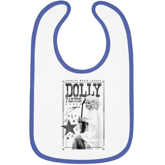 Dolly Parton Country Music Legend Baby Bib