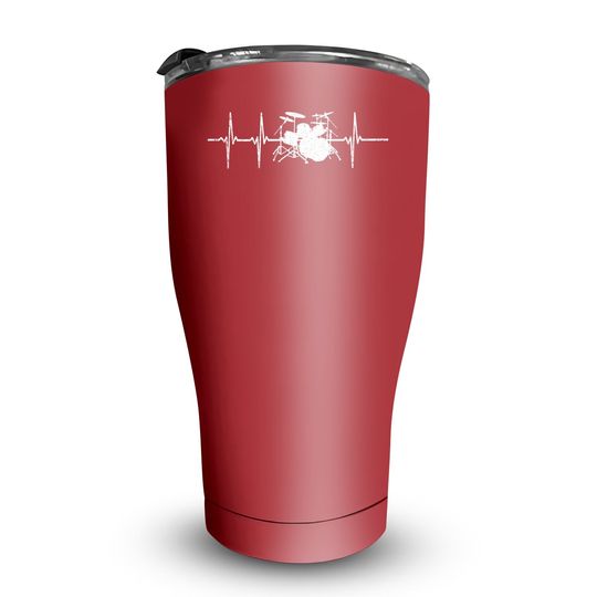 Tumbler 30 Oz Drummer Heartbeat