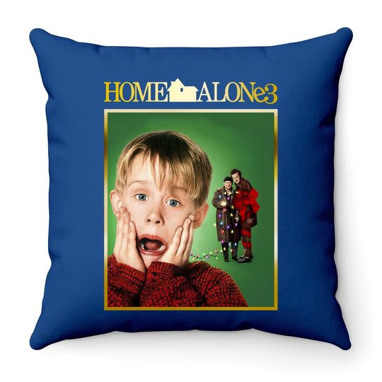 Home Alone Kevin Mccallister Surprise Merry Art Throw Pillow