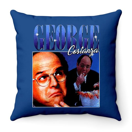 Seinfeld George Costanza Homage Throw Pillow