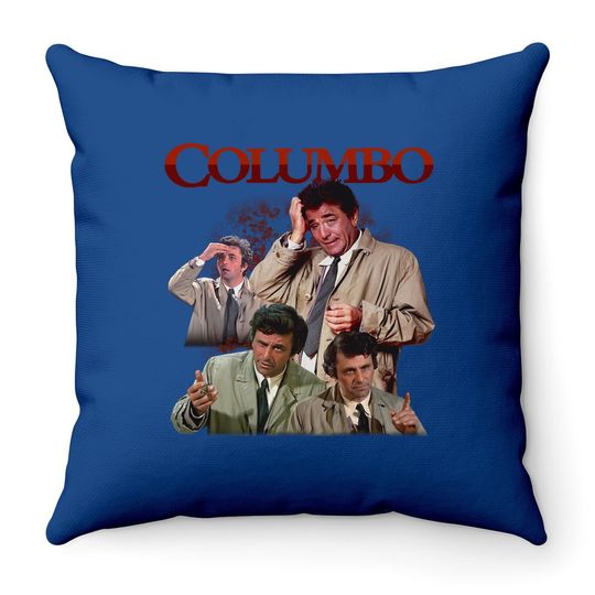 Columbo Homage Throw Pillow