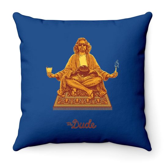 The Big Lebowski The Dude Buddha Throw Pillow