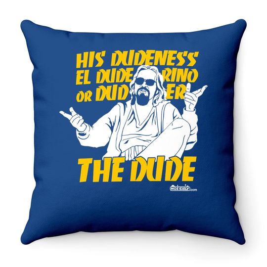 The Big Lebowski The Dude  throw Pillow
