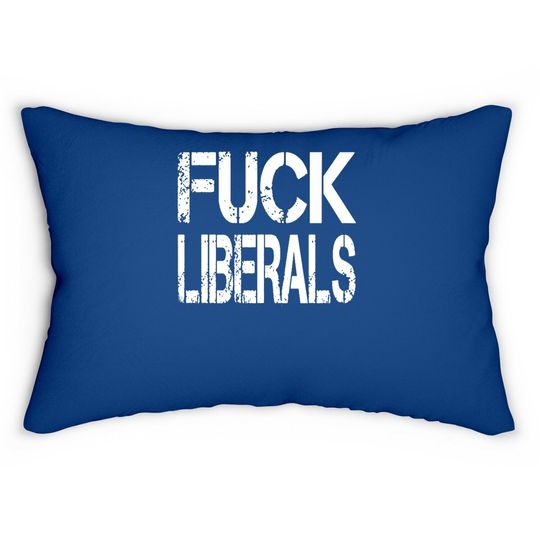 Fuck Liberals Sporty Style Lumbar Pillow Short-sleeve Athletic Quick-drying Tees Tops
