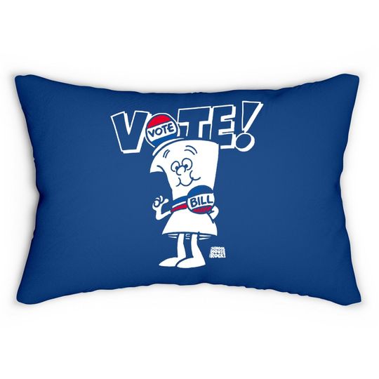 Ripple Junction Schoolhouse Rock Vote With Bill Adult Lumbar Pillow