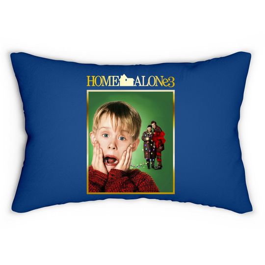 Home Alone Kevin Mccallister Surprise Merry Art Lumbar Pillow