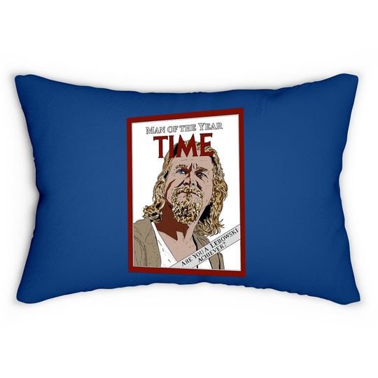 The Big Lebowski Time Man Of The Year The Dude Lumbar Pillow