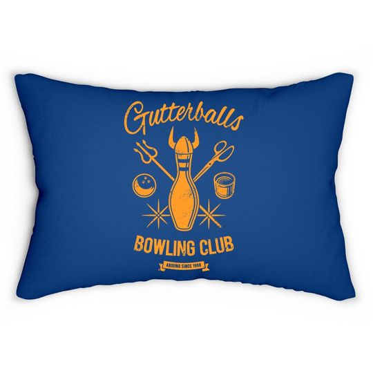 The Big Lebowski Gutterballs Bowling Club Lumbar Pillow