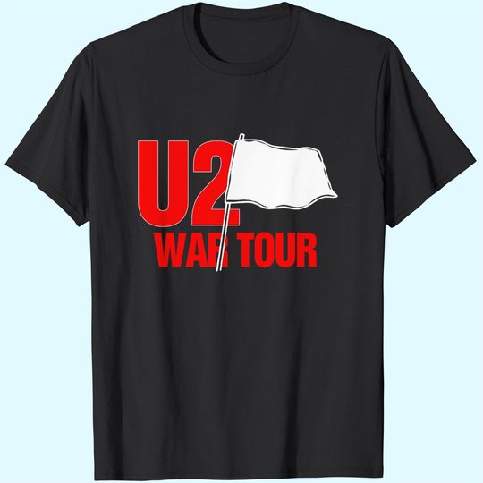 U2 War Tour Vintage 1983 Black Concert T Shirt