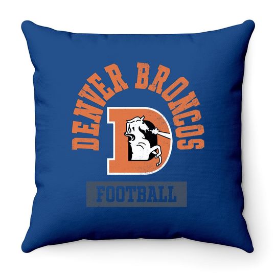 Denver Broncos Vintage Triblend Short Sleeve Crew Neck Tee Men's